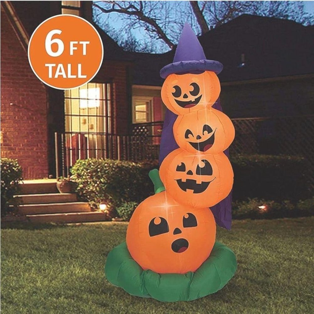 6ft Stacked Pumpkins Inflatable NIOB